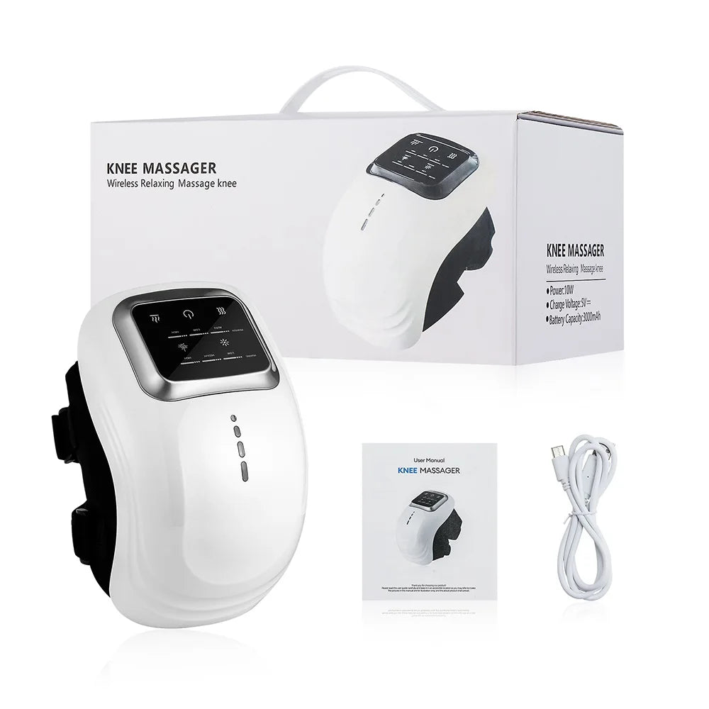 Smart Knee Massager Vibration Air Pressure Knee Massage Machine Electric Elbow Shoulder Knee Masajeador