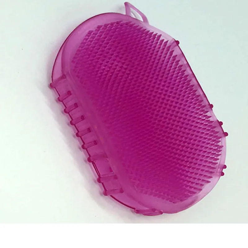 2020 Newest Soft Silicone Massage Scrub Gloves for Peeling Body Bath Brush Exfoliating Gloves Footbrush for the Bath Body Brush