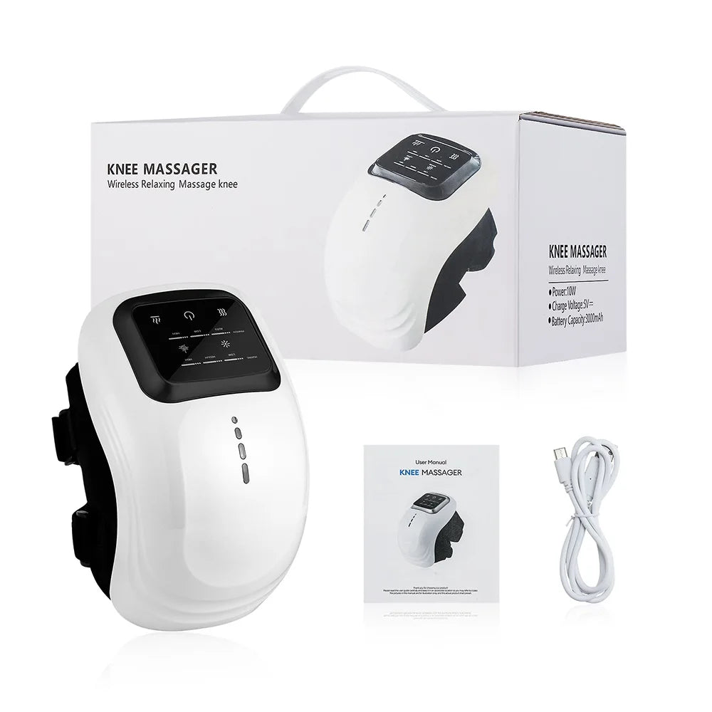 Smart Knee Massager Vibration Air Pressure Knee Massage Machine Electric Elbow Shoulder Knee Masajeador
