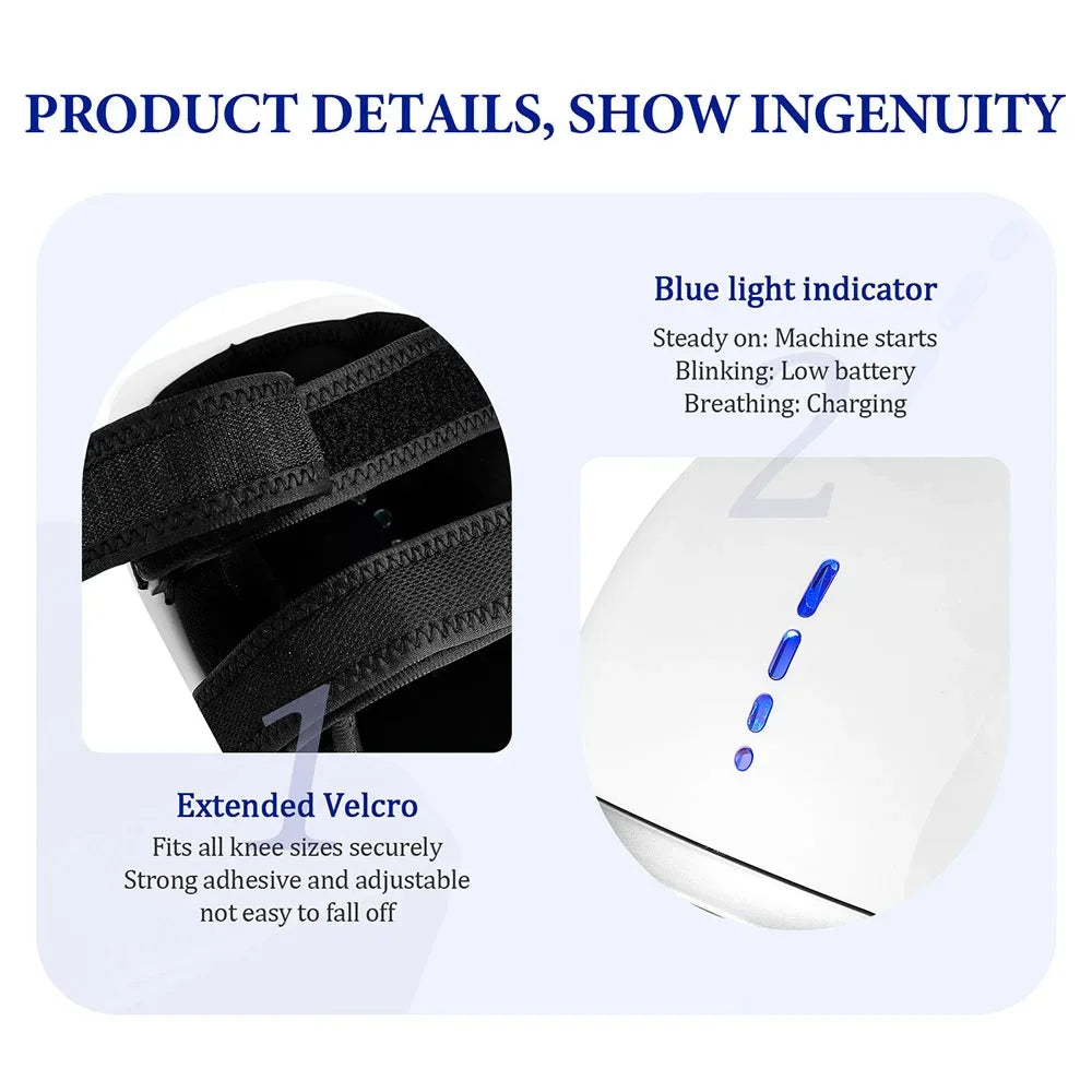 Smart Knee Massager Vibration Air Pressure Knee Massage Machine Electric Elbow Shoulder Knee Masajeador
